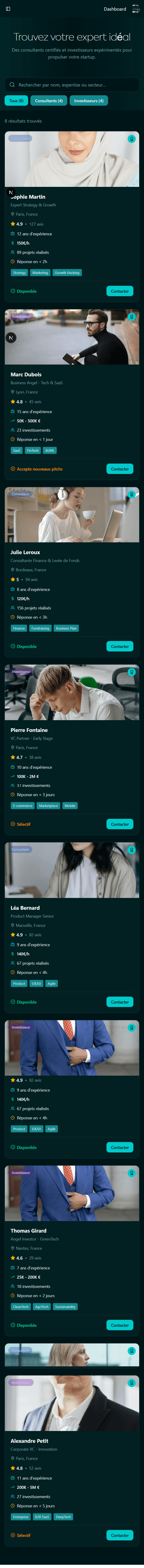 Aperçu de la plateforme